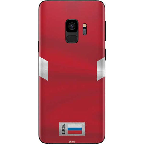 Russia Soccer Flag Galaxy S9 Skin