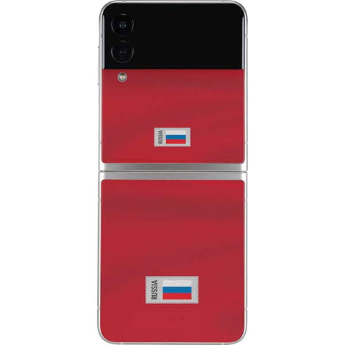 Russia Soccer Flag Galaxy Z Flip3 5G Skin