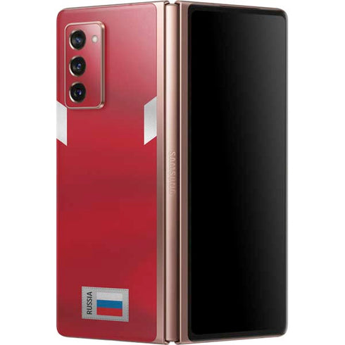 Russia Soccer Flag Galaxy Z Fold2 5G Skin