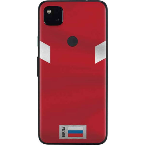 Russia Soccer Flag Google Pixel 4a Skin