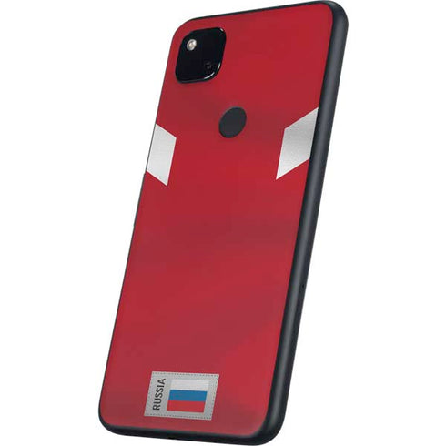 Russia Soccer Flag Google Pixel 4a Skin