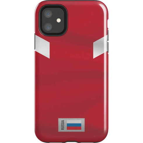 Russia Soccer Flag iPhone 11 Impact Case