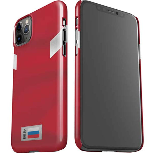 Russia Soccer Flag iPhone 11 Pro Max Lite Case