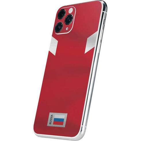 Russia Soccer Flag iPhone 11 Pro Skin
