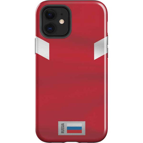 Russia Soccer Flag iPhone 12 Impact Case