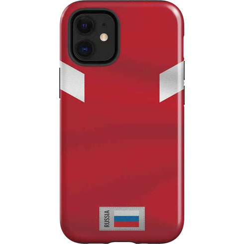 Russia Soccer Flag iPhone 12 Mini Impact Case