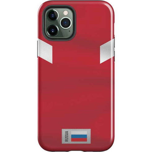 Russia Soccer Flag iPhone 12 Pro Impact Case