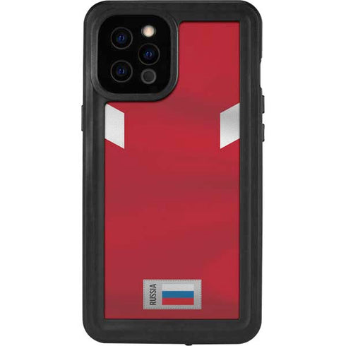 Russia Soccer Flag iPhone 12 Pro Max Waterproof Case