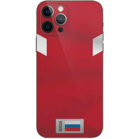 Russia Soccer Flag iPhone 12 Pro Skin