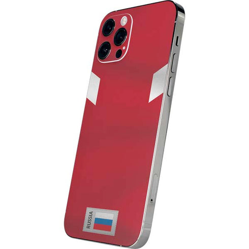 Russia Soccer Flag iPhone 12 Pro Skin