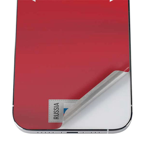 Russia Soccer Flag iPhone 12 Pro Skin