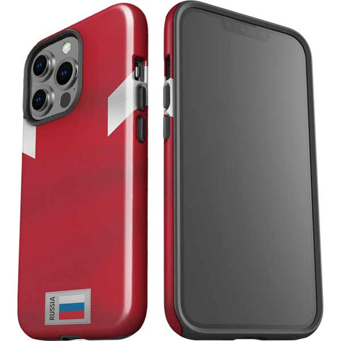 Russia Soccer Flag iPhone 13 Pro Impact Case