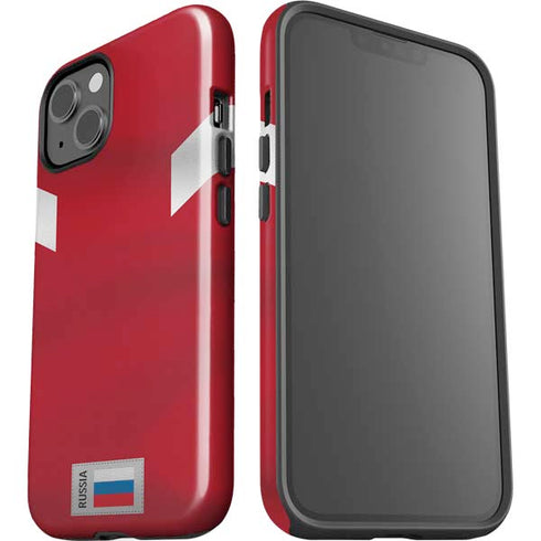 Russia Soccer Flag iPhone 15 Impact Case