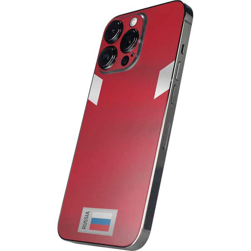 Russia Soccer Flag iPhone 15 Pro Skin