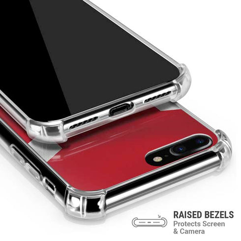 Russia Soccer Flag iPhone 7/8 Plus Clear Case