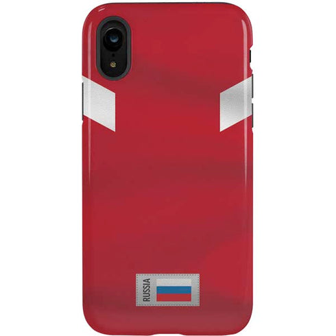 Russia Soccer Flag iPhone XR Pro Case