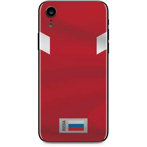 Russia Soccer Flag iPhone XR Skin