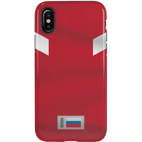 Russia Soccer Flag iPhone XS Pro Case