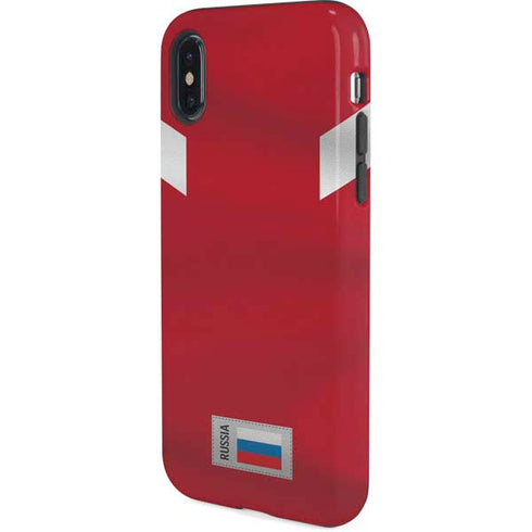Russia Soccer Flag iPhone XS Pro Case