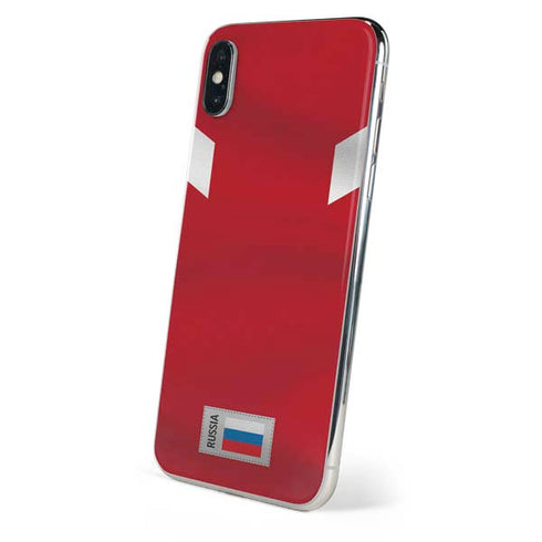 Russia Soccer Flag iPhone XS Skin