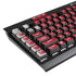 Russia Soccer Flag K95 RGB PLATINUM Mechanical Gaming Keyboard Skin