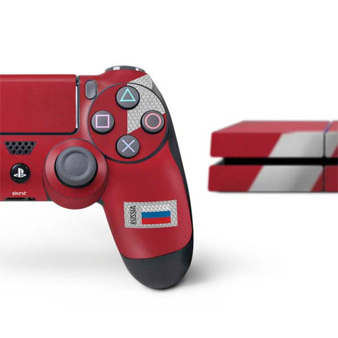 Russia Soccer Flag PS4 Console and Controller Bundle Skin