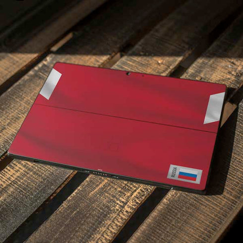 Russia Soccer Flag Surface Pro 7 Skin