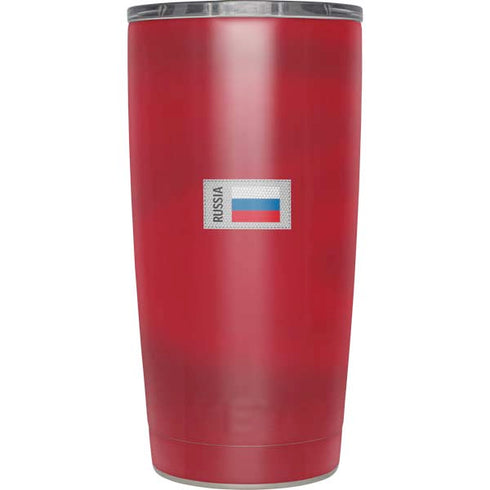 Russia Soccer Flag Yeti 20oz Tumbler Skin