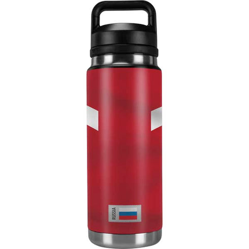 Russia Soccer Flag YETI Rambler 26oz Bottle Skin