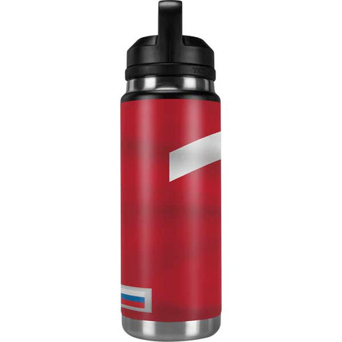 Russia Soccer Flag YETI Rambler 26oz Bottle Skin