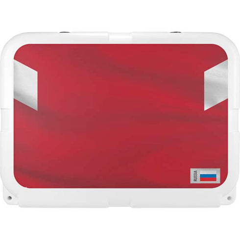 Russia Soccer Flag YETI Tundra 35 Hard Cooler Skin