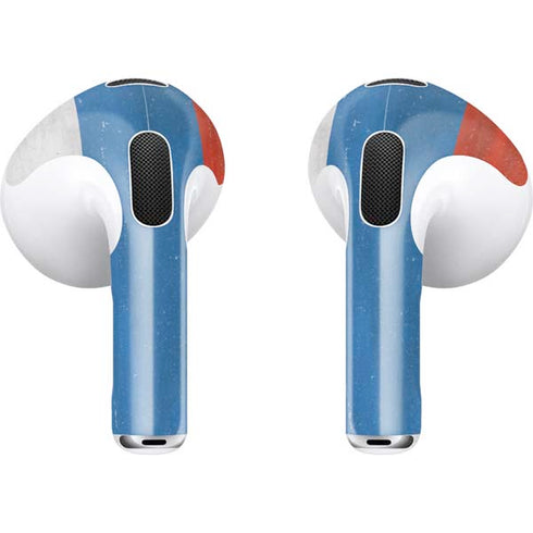 Russian Flag Distressed Apple AirPods (3rd Gen 2021) Skin