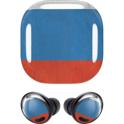 Russian Flag Distressed Galaxy Buds Pro Skin