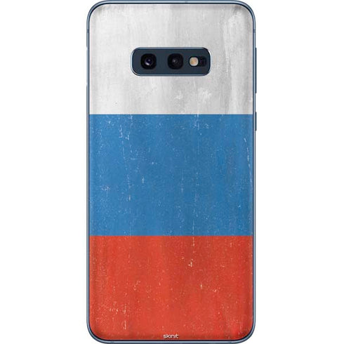 Russian Flag Distressed Galaxy S10e Skin