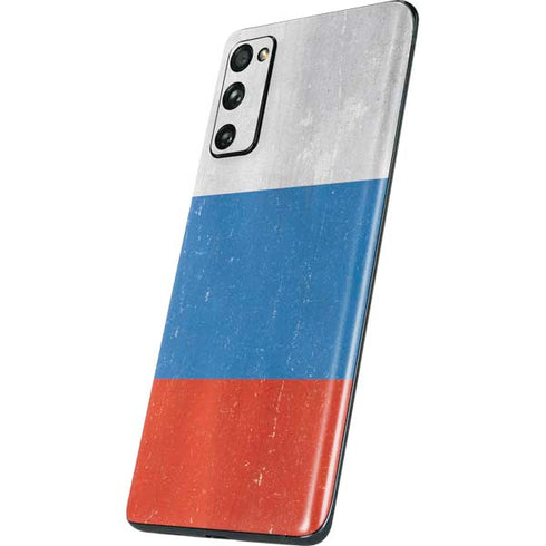 Russian Flag Distressed Galaxy S20 Fan Edition Skin