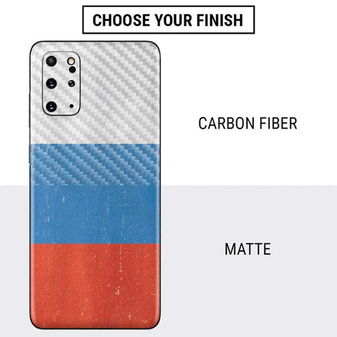 Russian Flag Distressed Galaxy S20 Plus Skin