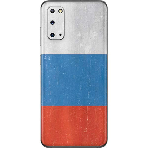 Russian Flag Distressed Galaxy S20 Skin