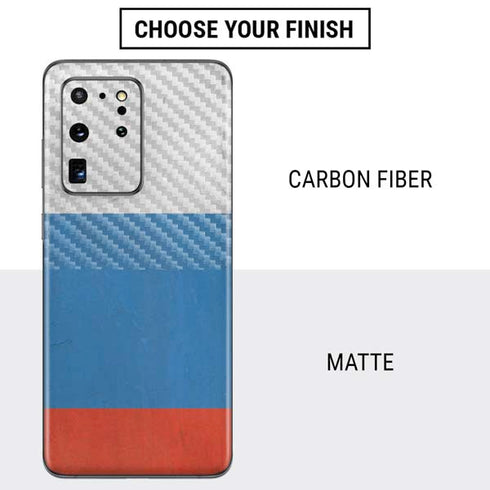 Russian Flag Distressed Galaxy S20 Ultra 5G Skin
