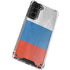 Russian Flag Distressed Galaxy S21 5G Clear Case