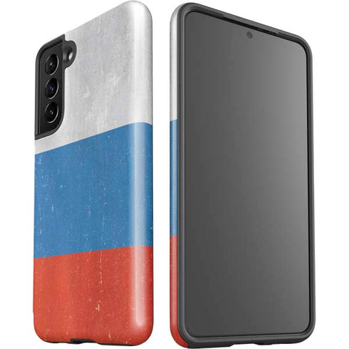 Russian Flag Distressed Galaxy S21 5G Pro Case