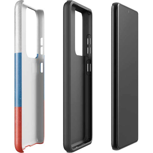 Russian Flag Distressed Galaxy S21 Ultra 5G Pro Case