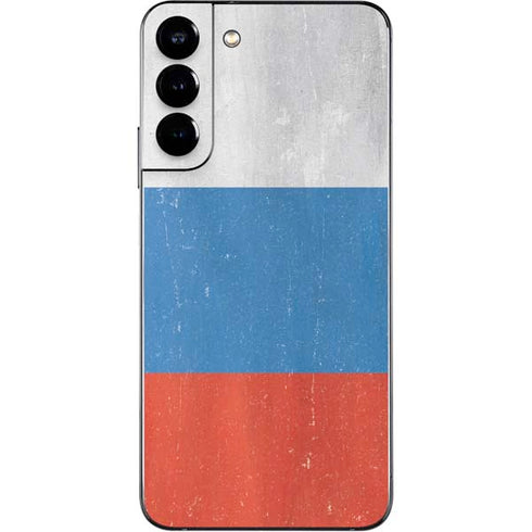 Russian Flag Distressed Galaxy S22 Plus Skin