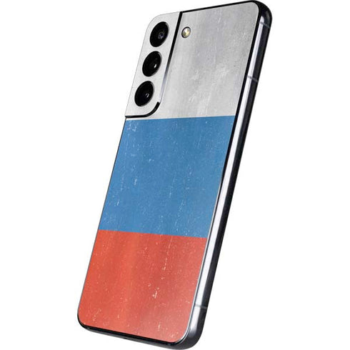 Russian Flag Distressed Galaxy S22 Skin