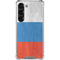 Russian Flag Distressed Galaxy S23 Clear Case