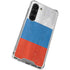 Russian Flag Distressed Galaxy S23 Clear Case