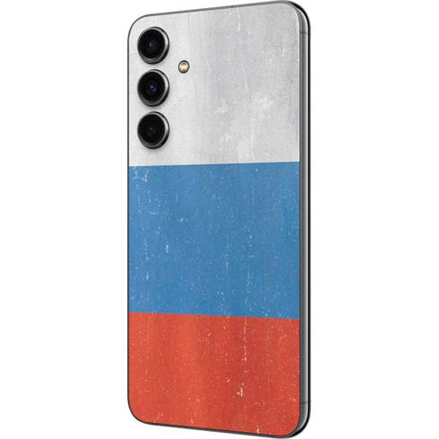 Russian Flag Distressed Galaxy S23 FE Skin