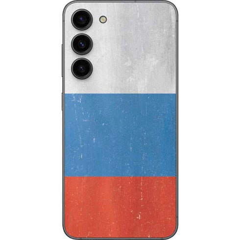 Russian Flag Distressed Galaxy S23 Plus Skin