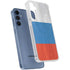 Russian Flag Distressed Galaxy S24 Clear Case