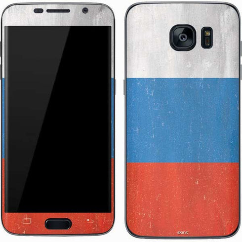 Russian Flag Distressed Galaxy S7 Skin