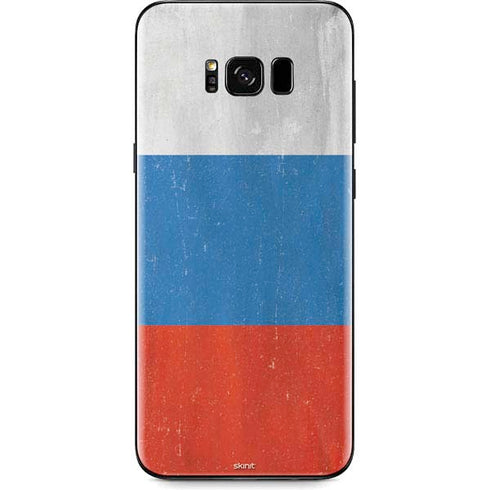 Russian Flag Distressed Galaxy S8 Skin